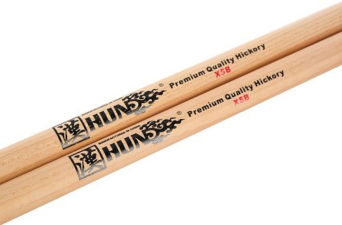 HUN 10101001018 Natural Series X5B Барабанные палочки, деревянный наконечник.